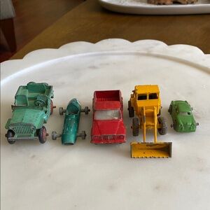 Vintage Toy Car Set - Matchbox, Dinky & Barclay